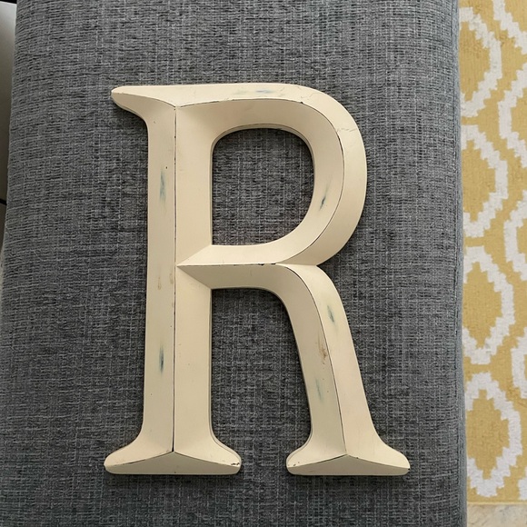 Crate&Barrel Wall Decor 2 Crate And Barrel R Monogram Wall Letter